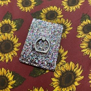 Sparkly phone card holder